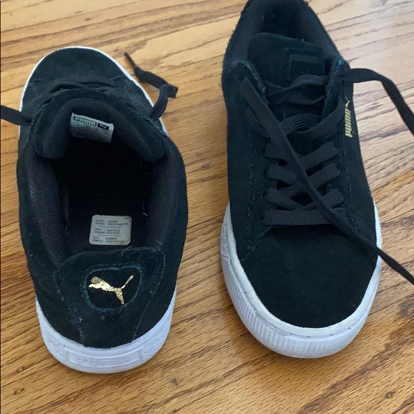 Puma Black Suede Sneakers - Picture 2 of 4